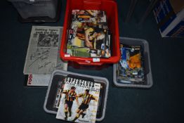 Three Tubs of Hull City Football Programs etc.