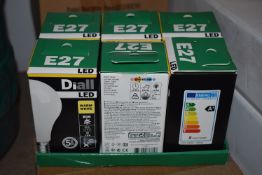 *~70 Diall E27 60w Warm White LED Lights