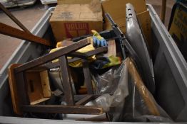 Mixed Lot to Included Wheels, Axel Stands, Stools, etc. (grey box not included)