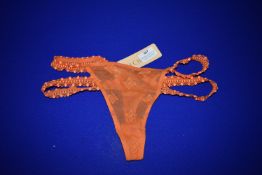 *Lise Charmel Princess Gothique Orange Thong Size: S RRP £