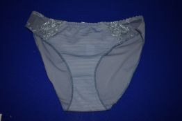 *Louisa Bracq of Paris Elise Blue Pearl Full Panty Size: 8 RRP £