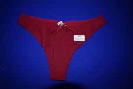 *Marie Jo Burgundy Thong Size: L RRP £