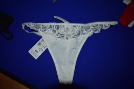 *Laperia Ivory Thong Size: 14 RRP £