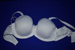 *Louisa Bracq of Paris Lys Royal White Bra Size: 34C RRP £