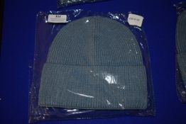 *Teal Knitted Woolen Beanie Hat RRP £