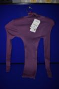 *Oscalito 100% Silk Polo Neck Top Size: EU 4 RRP £120
