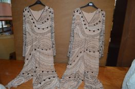 *2x Miss Selfridge Beaded Evening Dresses Sizes: 6 and 8