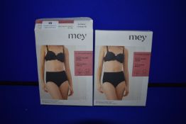 *Mey - Germany 2x Pairs Daily Shape Nova High Waist Pants Schwarz Grosse 38 RRP £64