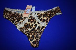 *Lise Charmel Feline Shakti Leopard Print Thong Size: M RRP £75
