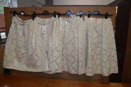*4x Miss Selfridge Petites Skirts Size: 6