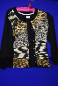 *Feraud of Paris Button-Up Long Sleeve Top with Printed Snakeskin & Leopard Effect RRP £