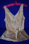 *Marjolaine Soie Unie Sable Silk Top Size: 44 RRP £175