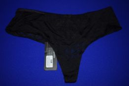 *Empreinte Lingerie Black Thong Size: XL RRP £