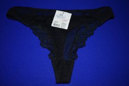 *Empreinte Lingerie Black Thong Size: M RRP £