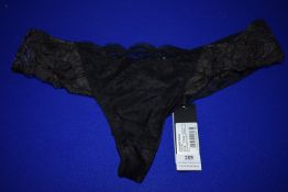 *Andres Sarda of Barcelona Tamara Black Thong Size: L RRP £