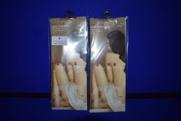 *Falke 2x Pairs Pure Matt 20 Den Knee-High Transparent Matt Golden Size: 35-38 RRP £16