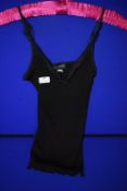 *Lise Charmel La Sauvage Explo Black Knitted Cami Top with Spaghetti Straps Size: L RRP £