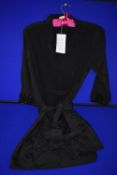 *Luna Luxe Resortwear Classic Shirt Dress Short 100% Silk Crepe RRP £375