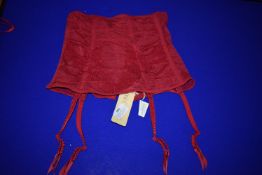 *Lise Charmel Rubis Opera Red Suspender Belt Size: S RRP £