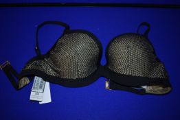 *Andres Sarda of Barcelona Black & Gold Bikini Top Size: 36D RRP £169