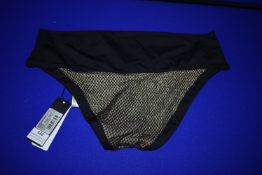 *Andres Sarda of Barcelona Black & Golf Bikini Bottoms Size: L RRP £95
