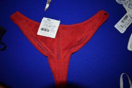 *Laperia Red Thong Size: 14 RRP £58