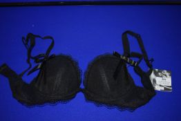 *Aubabe Lingerie Deluxe Black Bra with Diamantes Size: 32D RRP £