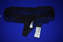 *Andres Sarda of Barcelona Eden Rock Black Thong Size: L RRP £59