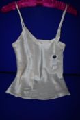 *Ginia 100% Silk Cream Cami Top Size: 12 RRP £85