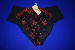*Lise Charmel Rencontre Intime Black Full Panty Size: XL RRP £