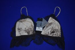 *Andres Sarda of Barcelona Wang Black Bra Size: 36C RRP £135