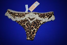 *Lise Charmel Feline Shakti Leopard Print Thong Size: M RRP £