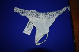 *Laperia Ivory Thong Size: 16 RRP £