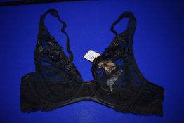 *Lise Charmel Soiree Libertine Black Bra with Swarovski Crystal Size: 34B RRP £