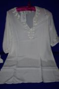 *Luna Luxe Resortwear Timeless Silk Tunic Short 100% Silk Size: M RRP £340