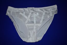 *Louisa Bracq of Paris Serie White Full Panty Size: L RRP £