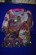 *Feraud of Paris Floral & Beaded Top (some damage to seam on arm) RRP £