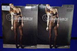 *Trasparenze 3x Pairs CMD Anita 3 Antracite Tights RRP £72