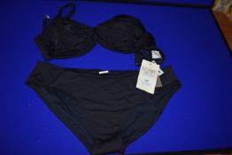 *Feraud of Paris Black Two Piece Bikini Sizes: 18, L C-Cup RRP £179