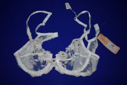 *Lise Charmel Plaisir Guipure Underwire Bra Size: 32D RRP £