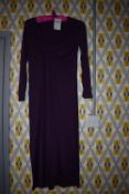 *Gattina Size: EU 38/40 Long Sleeve Purple Night Dress RRP £