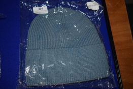 *Teal Knitted Woolen Beanie Hat RRP £
