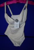 *Feraud of Paris Ivory & Gold One Piece Swimsuit Size: 12 RRP £189
