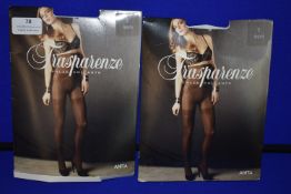 *Trasparenze 2x Pairs CMD Anita 3 Nero Tights RRP £48