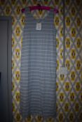 *Hanro of Switzerland Laura Dreamy Blue Stripe Sleeveless Nightie Size: M RRP £