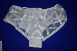 *Louisa Bracq of Paris Serie White Full Panty Size: 14 RRP £