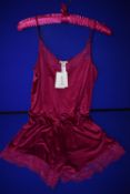 *Hanro of Switzerland Greta Fuchsia Play Suit Size: M RRP £135
