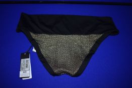 *Andres Sarda of Barcelona Black & Gold Bikini Bottoms Size: L RRP £95