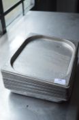 *Twenty Stainless Steel Genware 1/2 Size x 20mm Bain Marie Inserts