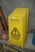 Seven Maintenance and Wet Floor Signs